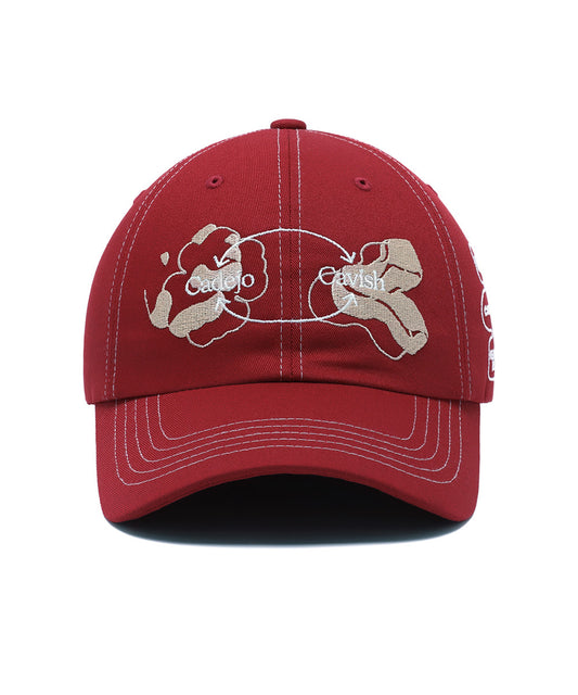 Cavish CAVISH X CADEJO STITCH POINT CAP [RED]