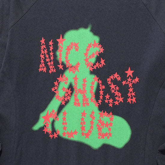 Nice Ghost Club Star Logo Slim Long Sleeve Tee