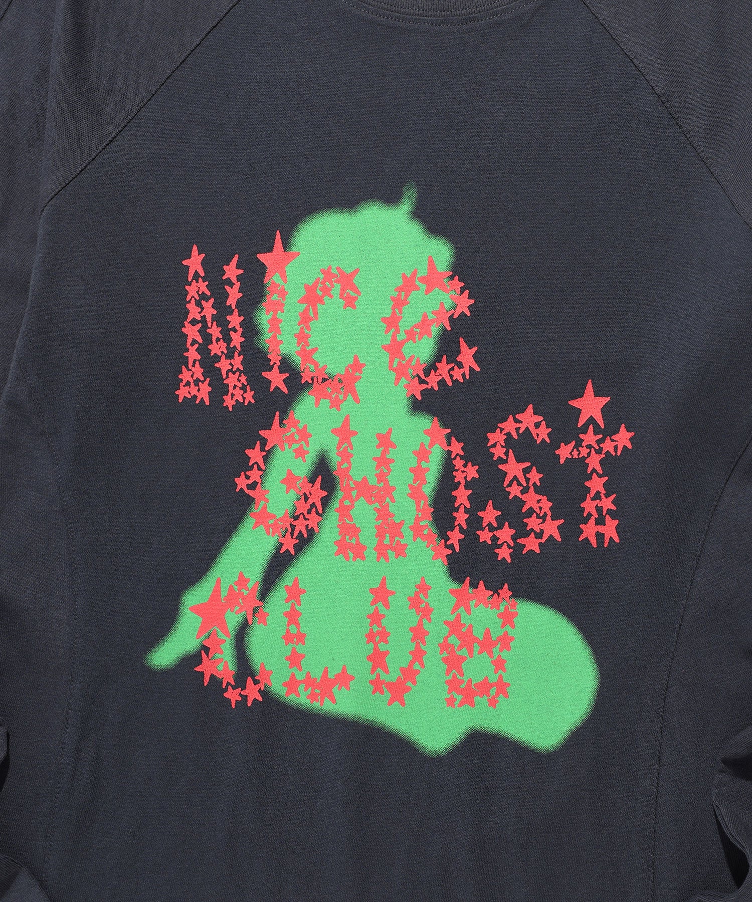 Nice Ghost Club Star Logo Slim Long Sleeve Tee