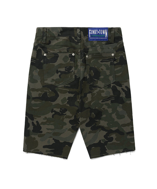 Cavish W WOODLAND BIKER SHORTS [CAMO]