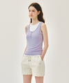 Marithé François Girbaud W LAYERED SLEEVELESS