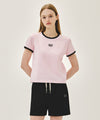 Marithé François Girbaud W CLASSIC LOGO RINGER TEE