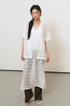 General Idea WOMAN Embroidery Lace Half Shirt