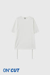 General Idea WOMAN Temperature-Cut Cool Relaxed-Fit Knit T-Shirt [TAUPE]
