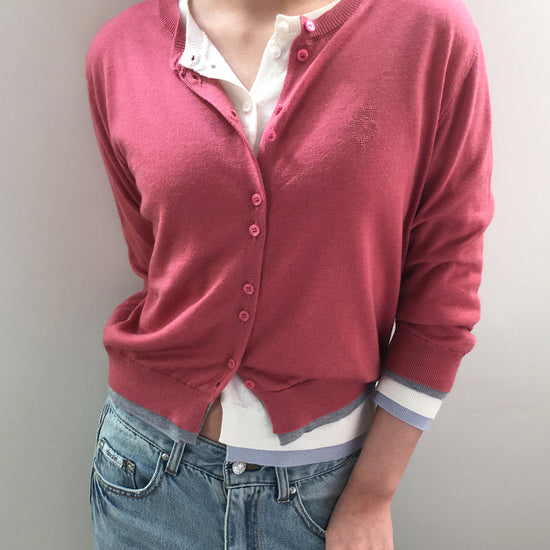 Bitter Cells Essential Layered Half Knit Cardigan