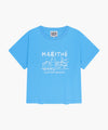 Marithé François Girbaud W FRENCH GRAPHIC CROP TEE