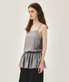 Marithé François Girbaud W SHIRRING SLEEVELESS DRESS