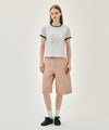 Marithé François Girbaud W PARIS GRAPHIC RINGER TEE
