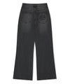 Mahagrid Washed Dart Denim Pant [Black]