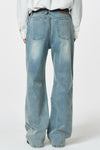 General Idea MAN Brushed Stretch Straight Denim Pants
