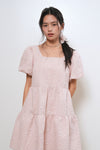 General Idea WOMAN Wrinkle Volume Puff One-Piece Dress