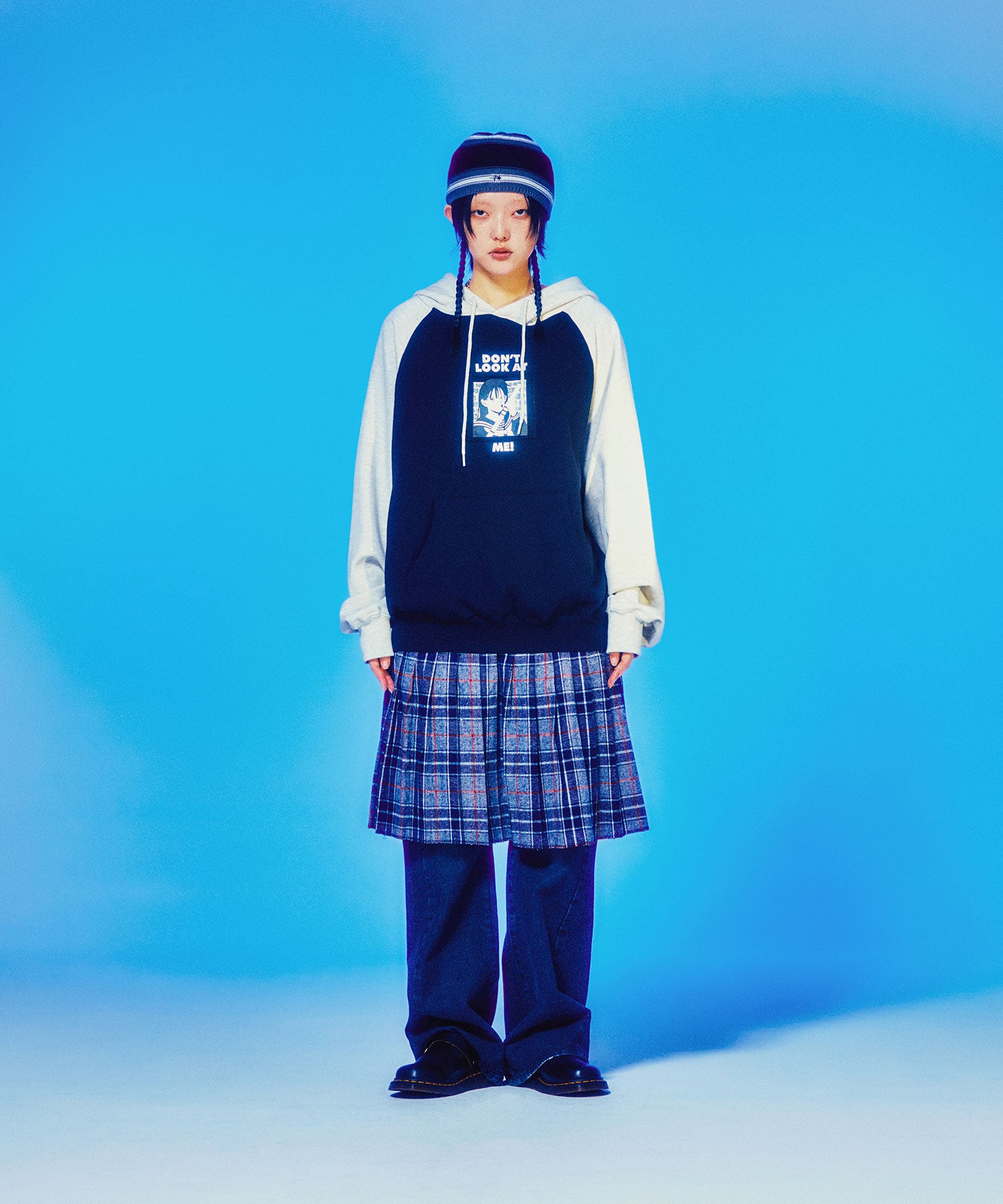 Nice Ghost Club Don't Look at Me Hoodie [Black]
