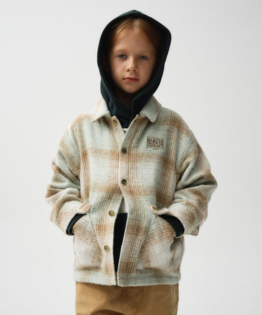 Marithé François Girbaud ENFANT WOOL SHIRTS beige