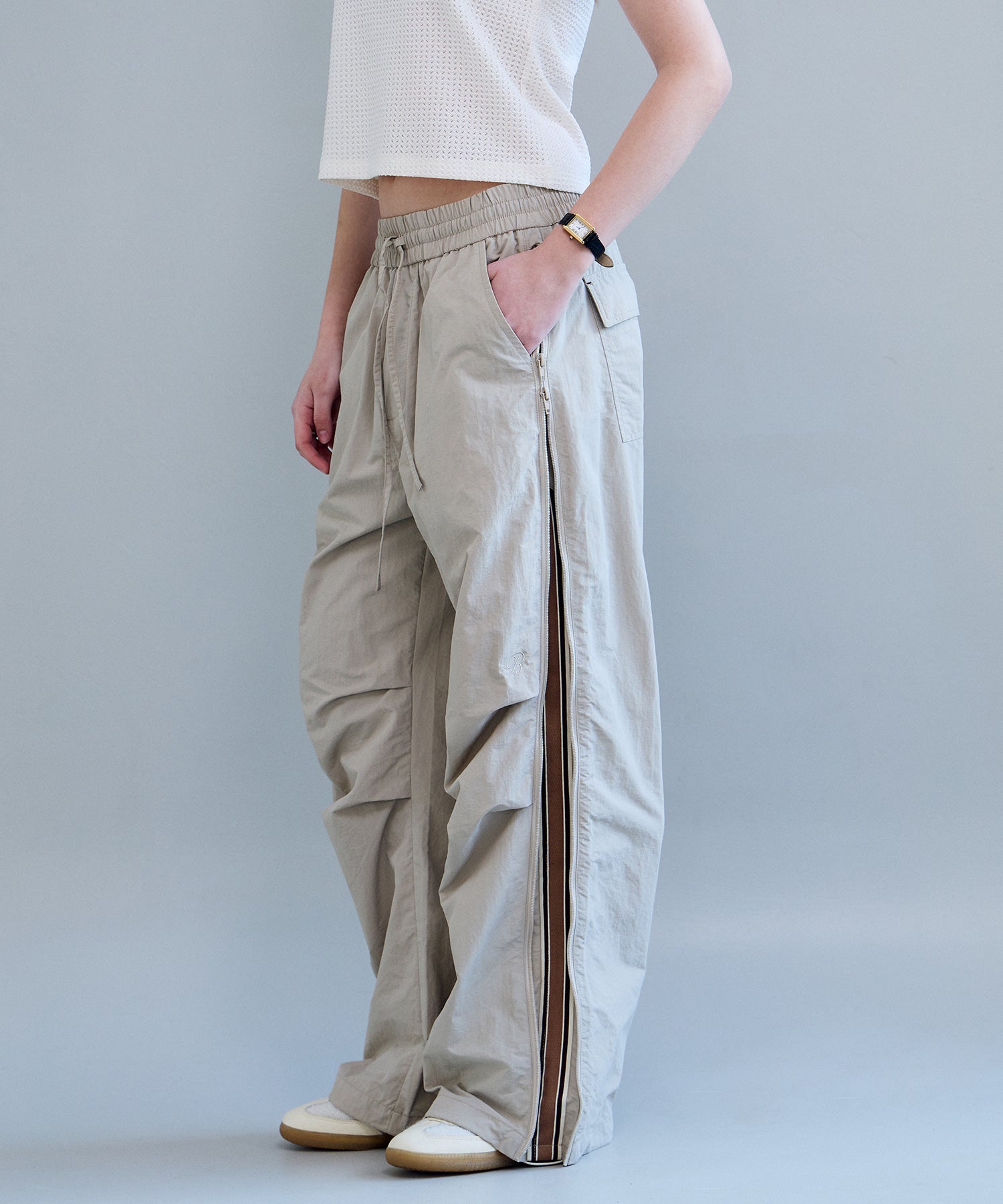 Bitter Cells Vass Zipper Nylon Pants