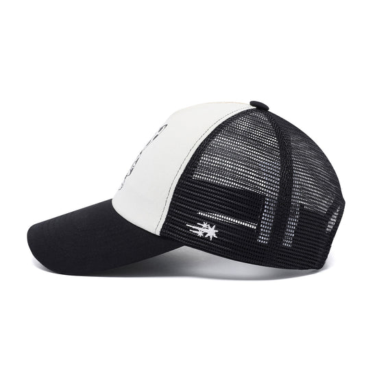 Nice Ghost Club Devil Bear Mesh Cap [White]