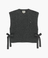 Marithé François Girbaud W Side Ribbon Knit Vest