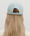 Marithé François Girbaud Denim Washing Classic Logo Covered Cap Light Blue