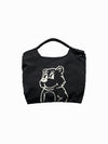 ADLV Drawstring Nylon Shoulder Bag