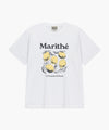 Marithé François Girbaud [1차 6/19, 2차 6/29 예약발송] AEROCOOL LEMON GRAPHIC TEE white