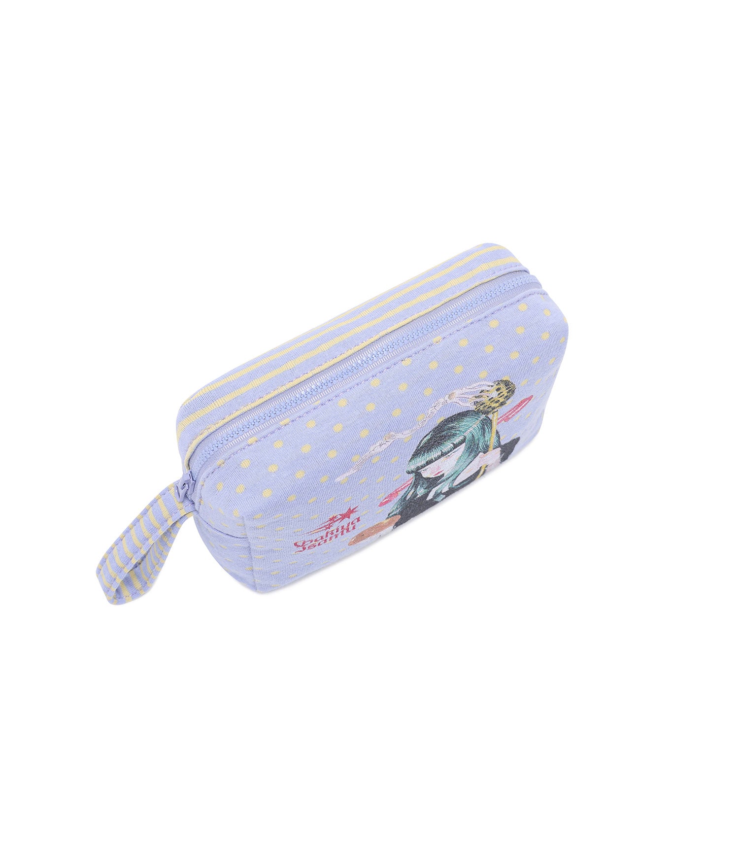 Nice Ghost Club Gakiya Isamu Fabric Pouch [Purple]