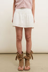 General Idea WOMAN Lace Shirring Mini Skirt