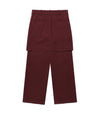 Nice Ghost Club Layered Skirt Chino Pants