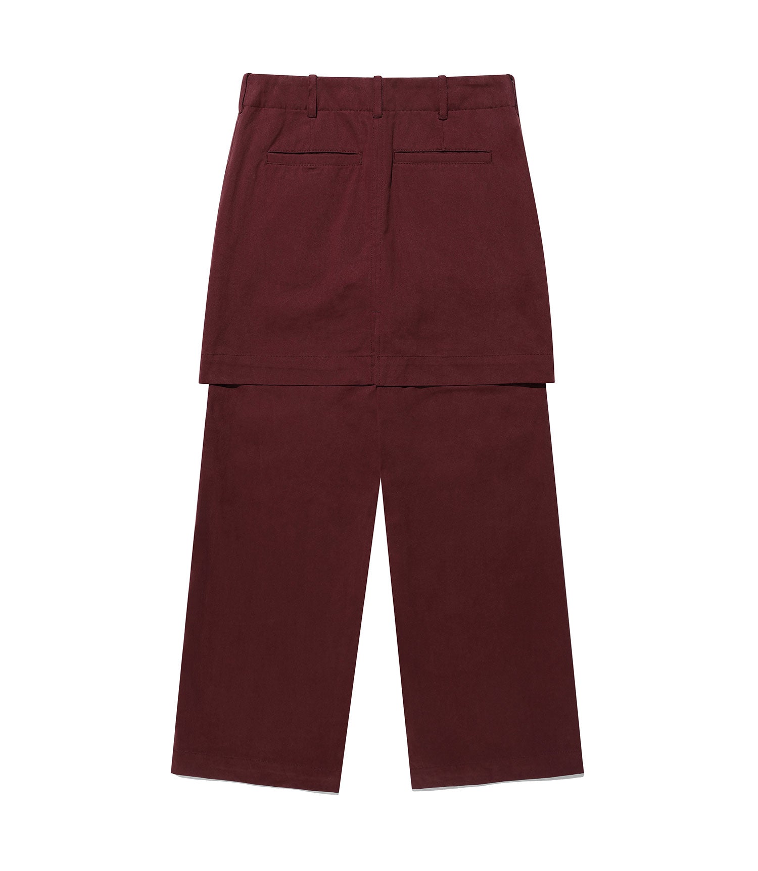Nice Ghost Club Layered Skirt Chino Pants
