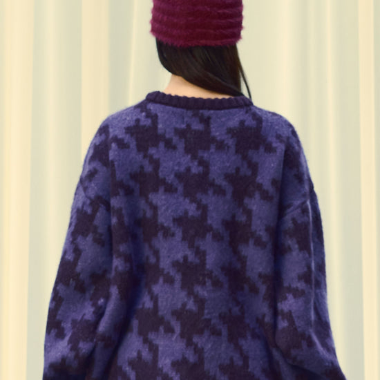 Nice Ghost Club Stripe Beanie [Burgundy]