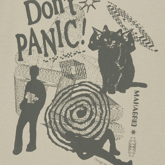 Mahagrid Don't Panic Pigment Raglan Tee