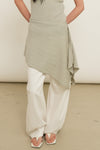 General Idea WOMAN Pleated Knit Wrap Skirt