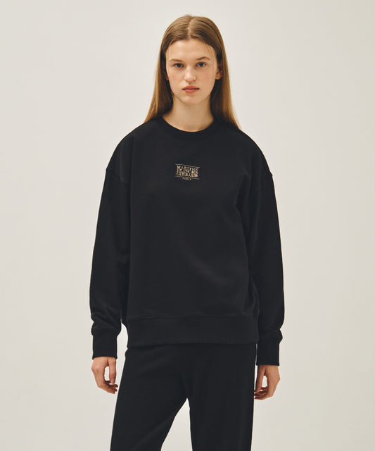 Marithé François Girbaud DRAWING CLASSIC LOGO SWEATSHIRT