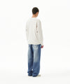 Mahagrid Back Logo Washed Denim Pants [Blue]