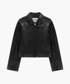 Marithé François Girbaud W CROP FAUX LEATHER JACKET