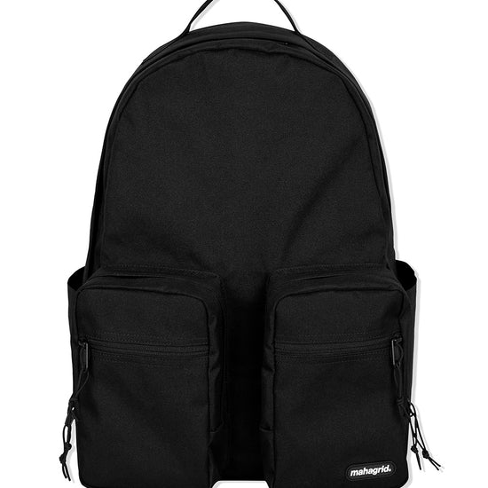 Mahagrid Two Pocket Backpack Black