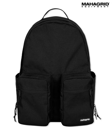 Mahagrid Two Pocket Backpack Black