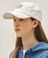Marithé François Girbaud SMALL CLASSIC LOGO CAP off white