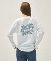 Marithé François Girbaud [REGEN] Back Drawing Logo Long Sleeve Tee Navy