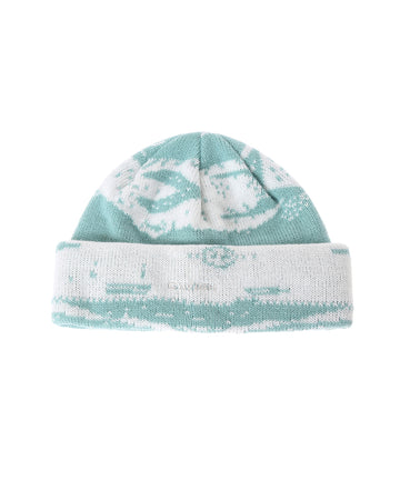 Cavish CIRRUS JACQUARD BEANIE [GREEN]