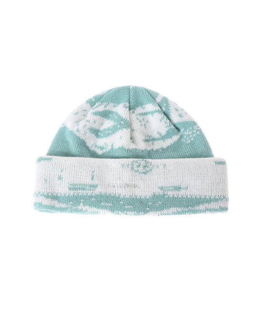 Cavish CIRRUS JACQUARD BEANIE [GREEN]