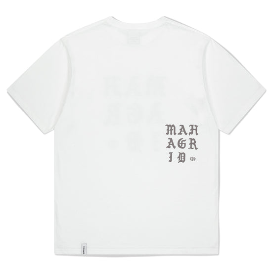 Mahagrid Letters Logo Tee White