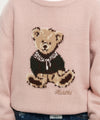 Marithé François Girbaud Kids Bear Jacquard Knit Pullover