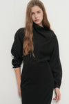 General Idea WOMAN Silky Scarf Blouse
