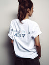 ADLV Triple Chain Embo Basic Logo Short Sleeve T-Shirt