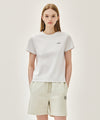 Marithé François Girbaud W SMALL REGULAR LOGO TEE