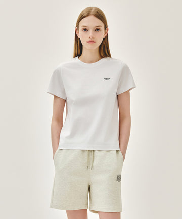 Marithé François Girbaud W SMALL REGULAR LOGO TEE
