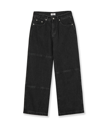 AEAE DENIM WORK PANTS [BLACK]