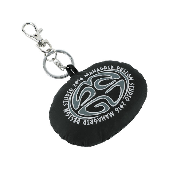 Mahagrid Doodle Eclipse Puffer Keyring [Black]
