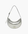 Marithé François Girbaud Classic Logo Half Moon Shoulder Bag Red