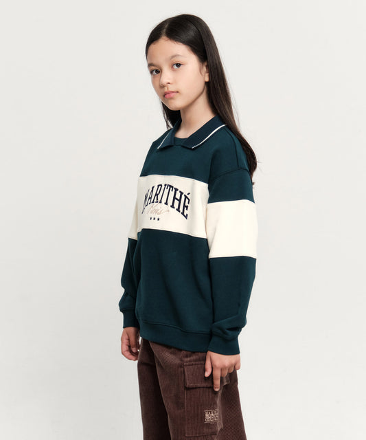 Marithé François Girbaud Kids Collar Sweatshirt