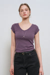 General Idea WOMAN Daily Short Sleeve V-Neck T-Shirt